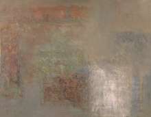 Les murs immobiles - Huile sur toile - 120x80 - 1989