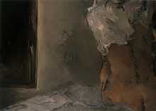 Les chambres peintes - Huile sur toile - 130x90 - 1997